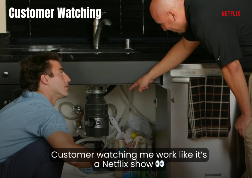 Costumer Plumbing Meme