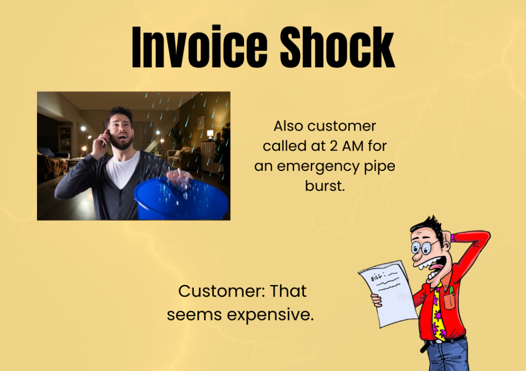 invoice shock meme
