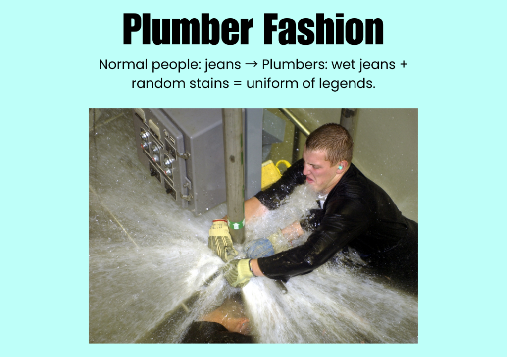 Plumber Fashion Meme